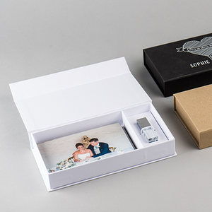 Bue di spedizione del cartone di presentazione del libro fotografico vuoto duro professionale all'ingrosso per l'<span class=keywords><strong>imballaggio</strong></span> della cornice della foto della cornice - Product Image 6