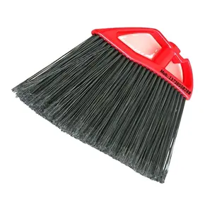 HQ8829 for Korea market yellow color angle cut plastic hard bristle corner broom