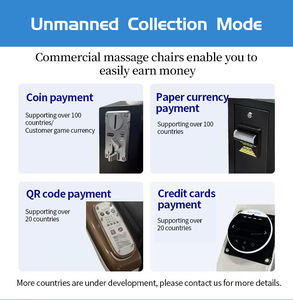 เก้าอี้นวดชิอัตสึ 2 มิติ แบบหยอดเหรียญ รับธนบัตร พร้อมระบบชำระเงินสำหรับบริการนวดขา - Product Image 4