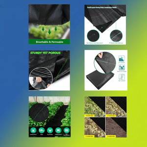 Material de Personalización, Tela de Forro Fusible No Tejida con Relieve, Fieltro Spunbonded de Polipropileno, Tela de Malla de Aguja, <span class=keywords><strong>110</strong></span> GSM, Peso Pesado - Product Image 6