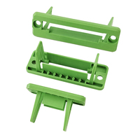 Set Blok Terminal Lengkap 3.5mm Pitch Male-Female - Blok Terminal Pegas Berflens Tembus Dinding dengan Header Sekrup Berflens