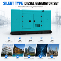 Groupe électrogène diesel super silencieux avec moteur Weichai 500 kVA, panneau de commande intelligent pour centre commercial, alimentation ininterrompue