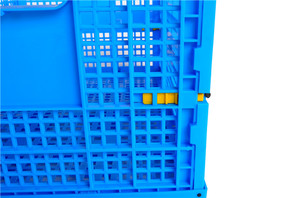 HDPE Collapsible Plastic Foldable Transport <strong>Egg</strong> <strong>Crate</strong> Moving Tote Box Container - Product Image 3