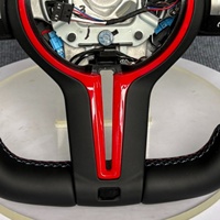 Volant de voiture en cuir personnalisé pour BMW F30 F10 F15 F36 F01 F20 F22 F25 F31 F32 E60 E70 E71 E90 X6 M3 M4 M6