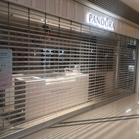 Porte de garage en polycarbonate à flux d'air avec trous de ventilation, porte en plaque PC transparente pour bâtiments commerciaux et entrepôts
