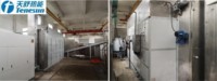 Sécheur à bande refroidi par eau à circuit fermé pour boues, à pompe à chaleur électrique à économie d'énergie