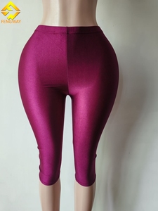 <span class=keywords><strong>Leggings</strong></span> Donna Estivi 2026 alla Moda, Versatili, Slim Fit, Elasticizzati, Casual, Freschi, <span class=keywords><strong>Lucidi</strong></span>, a Metà Coscia - Product Image 4