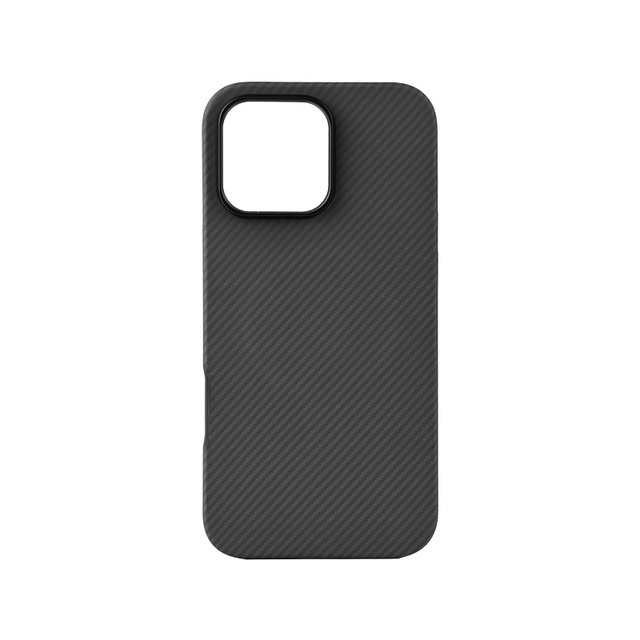 Customized Metal Frame Integrated TPU Magnetic Aramid Carbon Fiber Phone Cover for iPhone 16 Pro Max