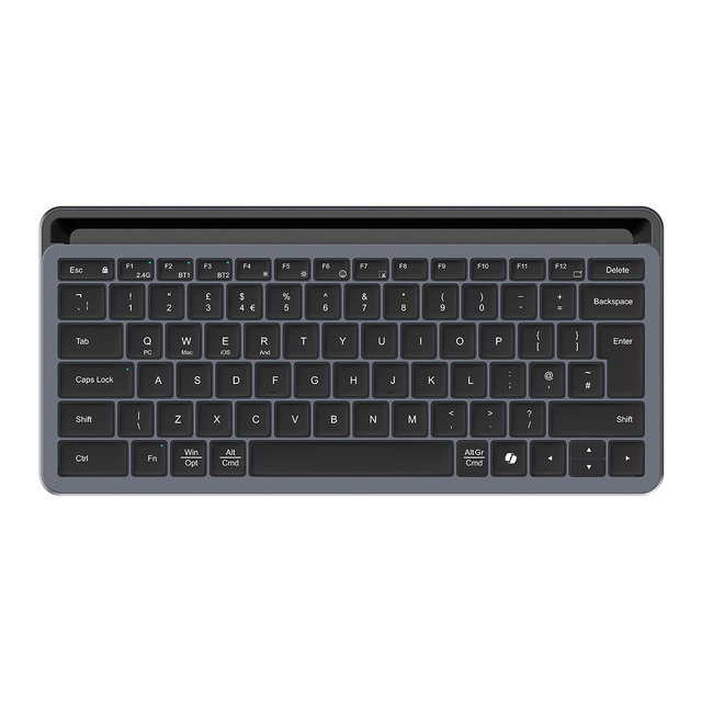 Arabic Germany Spanish 78 Keys Ultra Thin Bluetooth Keyboard Low Profile Mini Portable Wireless Keyboard for MAC Laptop Tablet