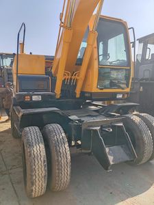 Excavatrice d'occasion Hyundai R150w-9 150w-7 150w 150wvs, Chargeuse sur pneus, Corée, 15 tonnes, avec grappin et attache rapide, Machines de terrassement - Product Image 3