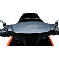 Bicicleta Eléctrica para Adultos, Motor de 1500W, Batería de Litio de 60V, Velocidad Máxima de 70KMH, Llantas de Vacío de 12 Pulgadas, Luz Nocturna