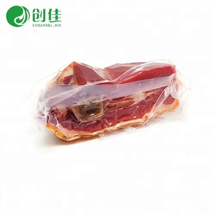 China Leveranciers Nylon/Pe Plastic Vacuümzak Clear Reliëf Air Channel Vacuüm Verzegelde Verpakking Pouch