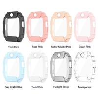 Étui de protection rigide en verre trempé, protection d'écran, résistant aux chutes, coque à couverture complète pour montre intelligente Xiaotiancai Z12 Z10 pour enfants