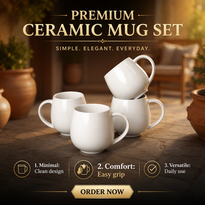 Tazze da <span class=keywords><strong>Caffè</strong></span> in Ceramica a Forma di Uovo 420 ml Lavabili in Lavastoviglie Logo Moderno Colore Personalizzato per Casa Ufficio Regalo Promozionale - Product Image 3