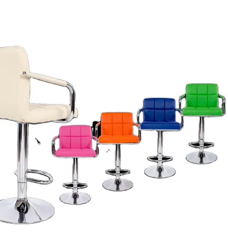 Fashion High End Stainless Steel Bar Table Stool Chair Wholesale aluminium bar stool