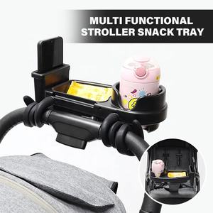 Nouveau design universel de voyage poussette landau bouteille porte-gobelet rotation buggy porte-bouteille et plateau à collation - Product Image 4