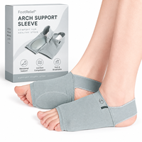 Manchon de compression pour la voûte plantaire avec coussinet en gel, attelle de soutien pour pieds plats, fasciite plantaire, soulagement de la douleur au talon