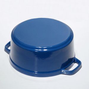 Olla de <span class=keywords><strong>Hierro</strong></span> <span class=keywords><strong>Fundido</strong></span> Esmaltada de Diseño Minimalista, Ecológica, al por Mayor de Fábrica - Product Image 5