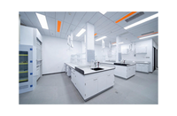 Banc de laboratoire hospitalier en métal sur mesure, résistant aux acides et aux alcalis, fonction de ventilation, disposition personnalisée, directement de l'usine, conforme aux normes internationales