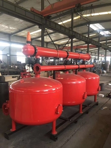 자동 역세척 자가세척 탄소<span class=keywords><strong>강</strong></span> 모래 필터 50m3/h 유량 <span class=keywords><strong>강</strong></span>물 처리 관개 수경재배 PLC - Product Image 3