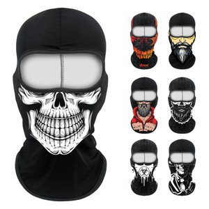 Masques intégraux personnalisés avec logo imprimé en 3D, <span class=keywords><strong>cagoule</strong></span>, Halloween, cosplay, masque de <span class=keywords><strong>ski</strong></span> drôle et cool, masque de crâne animal, balaclava - Product Image 2