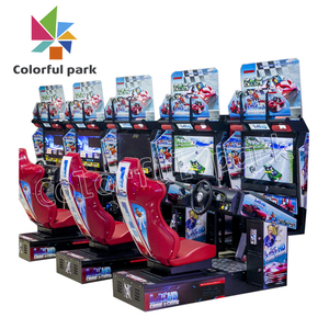 Colorato Parco gettoni da corsa macchina del gioco/gioco di corse simulatore di macchina/4d auto da corsa macchina del gioco - Product Image 6