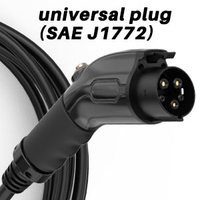 Chargeur portable OEM pour voiture électrique EV Type 2 Home Essential Station de charge portable EV avec câble de charge 16A blanc/noir