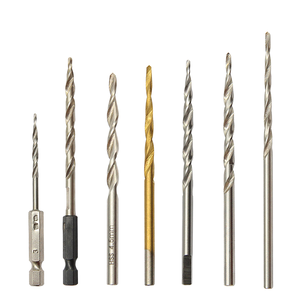 SUBORUI 3mm HSS 1/4 M2 Titanium Replacement <strong>Wood</strong> Countersink <strong>Drill</strong> <strong>Bit</strong> Set Parabolic Flute Tapered Point Woodworking <strong>Drill</strong> <strong>Bit</strong> - Product Image 2