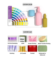 Vente en gros de pots vides en verre ambré 5g10g 20g 25g 30g 50g 100g pour crème de soin de la peau et emballage cosmétique avec couvercle noir