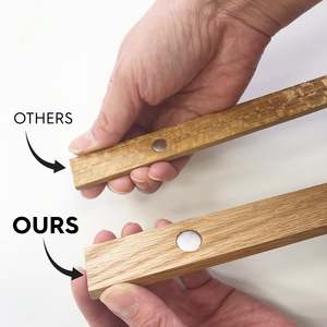 Bán buôn Gỗ Tếch từ Áp phích treo khung biểu tượng tùy chỉnh khung ảnh vải bằng gỗ cáng thanh để sử dụng nhà - Product Image 4