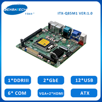 Contrôle industriel intégré MINI ITX tout en un carte mère carte Pc Socket LGA1150 avec jeu de puces Q85