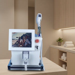 Aesthetic Portable Laser Beauty Salon Use Permanent Painless Depilation 2000W Vacuum Diode 808Nm Laser Hair Removal Machine - Product Image 1