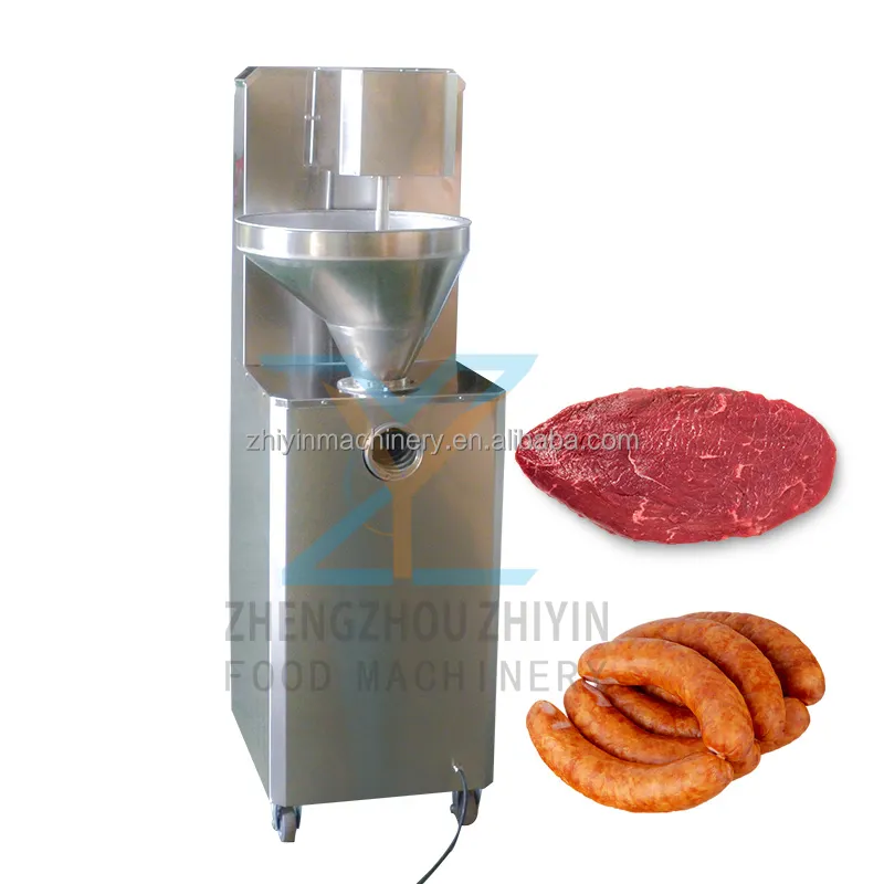 Machine de remplissage de saucisses électrique automatique 50L saucisses de poulet et smocks de poisson Machine de remplissage de saucisses de traitement