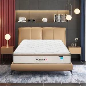 Cama king size colchón de espuma transpirable para dormir muebles de hotel colchón de muelles comprimidos colchón de cama doble de espuma viscoelástica
