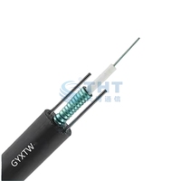 Câble à fibres optiques extérieur GYXTW 4-12 cœurs blindé avec protection UV, 2-5 km par bobine