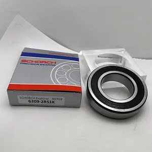 Wear Resistant Bearing Good Quality 6209-2RS 6209 ZZ 6209 M 6209-2RS1/C3 Ball Bearing 1 Year Guarantee