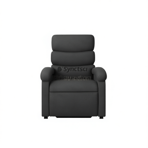 Sillón Reclinable de Masaje Individual de Poliéster Gris Oscuro, Masaje Corporal Completo, Enchufable, para Uso Doméstico - Product Image 1