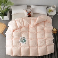Couettes d'hiver en patchwork uni, 100% fibre de polyester, édredon épais hypoallergénique, lavable en machine, literie pour la maison et l'hôtel