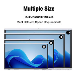 TV stand carrello Mobile 75 <span class=keywords><strong>pollici</strong></span> Smart TV Duty ruote Touch Screen regolabile in altezza monitor soluzione di visualizzazione - Product Image 4