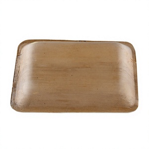 Vaisselle jetable en feuilles de palmier naturelles, plateaux biodégradables en feuilles de palmier pour les fêtes - Product Image 6