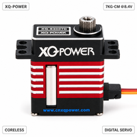Servomoteur numérique sans noyau 7 kg, haute vitesse 0,08 s, 8,4 V, étanche, mini boîtier tout aluminium, vente en gros pour hélicoptères et avions RC