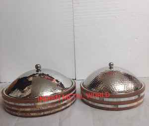 Made Of Solid Wood Hot Pot With Stainless Steel Lid Attractive Design Food <b>Serving</b> Hot Pot Casserole Pot And <b>Dishes</b> For Hot Sale - Product Image 1