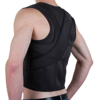 Correcteur de posture réglable de haute qualité pour les épaules, avec soutien dorsal et ceinture élastique de protection professionnelle – Vente en gros