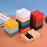 Boîte d'emballage en carton personnalisée avec logo pour bijoux (bague, boucles d'oreilles, pendentif, bracelet, collier) – Vente en gros