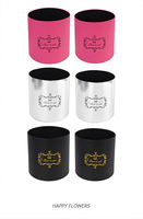 Coffret Saint-Valentin : Bouquet de fleurs fraîches en seau, deux roses rouges, noir, blanc, argent, style anglais, pour l'amour et les étreintes, vente en gros