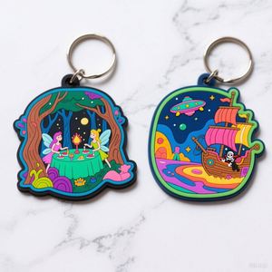 <b>Custom</b> <b>Custom</b> PVC Keychains 2D/3D Soft Hard <b>Key</b> <b>Rings</b> for Promotional Gifts - Product Image 6