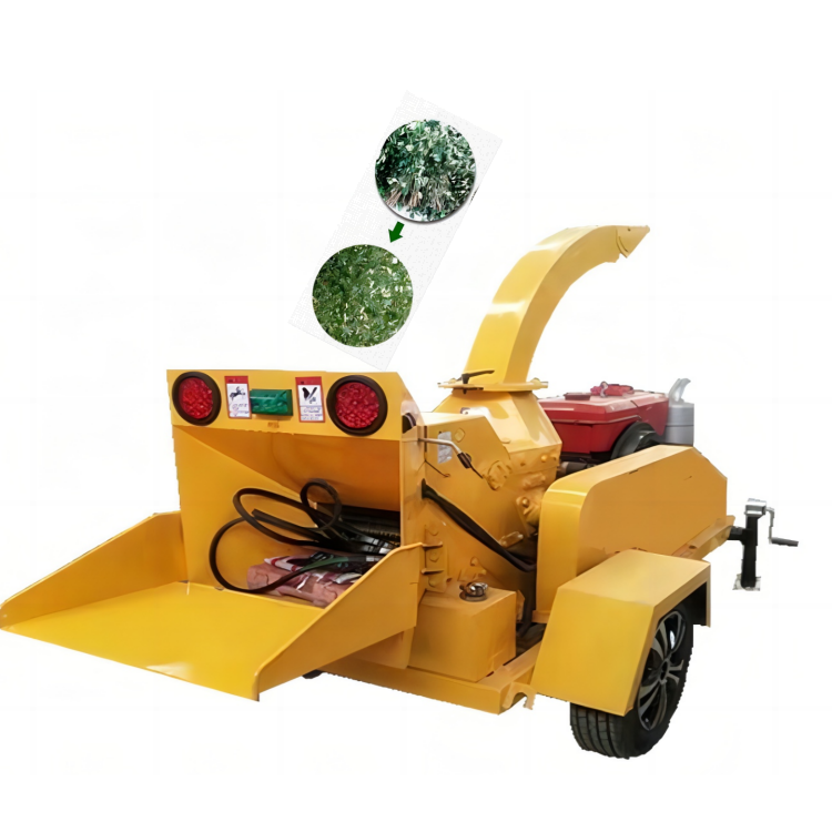 Дизельный трактор с приводом Европейского горизонтального haecksler, бензиновая машина для измельчения древесины lvsow, измельчитель древесины, измельчитель древесины, Тайвань