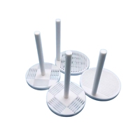 Support et panier de nettoyage CNC pour plaquettes et disques PTFE avec système de verrouillage à filetage blanc, tailles réglables YAODAFA YDF-BPQXJ1