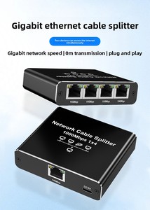 Divisor <span class=keywords><strong>de</strong></span> Red Ethernet Gigabit <span class=keywords><strong>de</strong></span> 1000 Mbps al por Mayor, Adaptador Divisor <span class=keywords><strong>de</strong></span> Red LAN RJ45 <span class=keywords><strong>de</strong></span> 1 a <span class=keywords><strong>4</strong></span> - Product Image 2