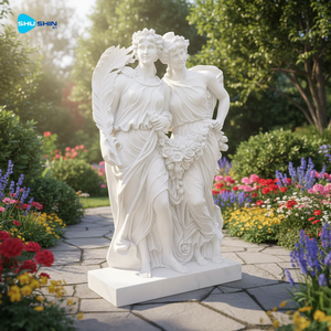 ประติมากรรมหินอ่อนแห่งดนตรีและแรงบันดาลใจ พระราชวังแห่งศิลปะ ประติมากรรมเชิงอุปมา สำหรับขาย รับสั่งทำรูปปั้นหญิงสาวจากหินอ่อน - Product Image 1